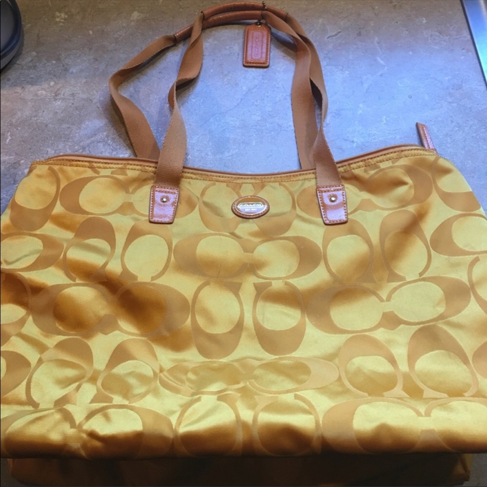 Coach nylon duffle